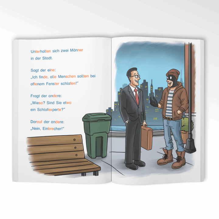 Witzebuch für Erstleser - Kinderwitze zum Lesenlernen