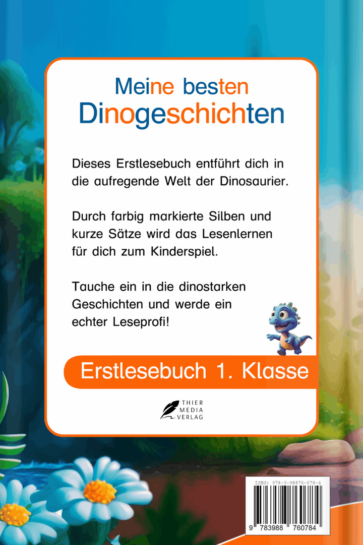 Meine besten Dinogeschichten - Silbenbuch 1. Klasse