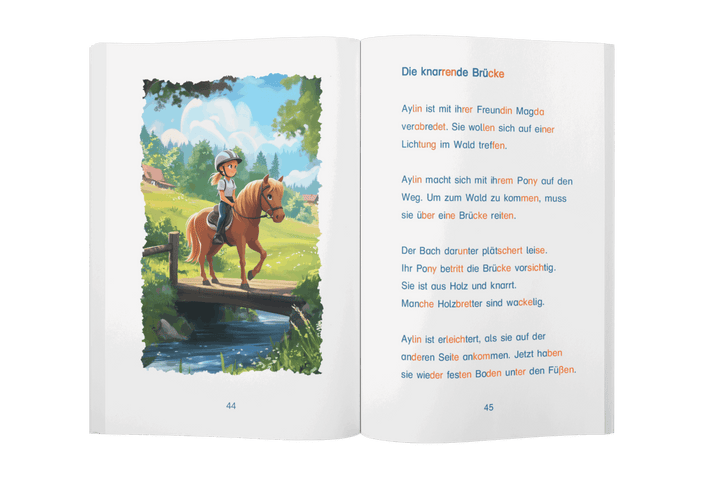 Pferdezauber und Stallgeflüster - Silbenbuch 2. Klasse
