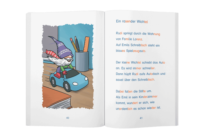 Meine lustigen Wichtelgeschichten - Silbenbuch 1. Klasse