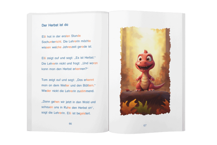 Meine besten Dinogeschichten - Silbenbuch 1. Klasse