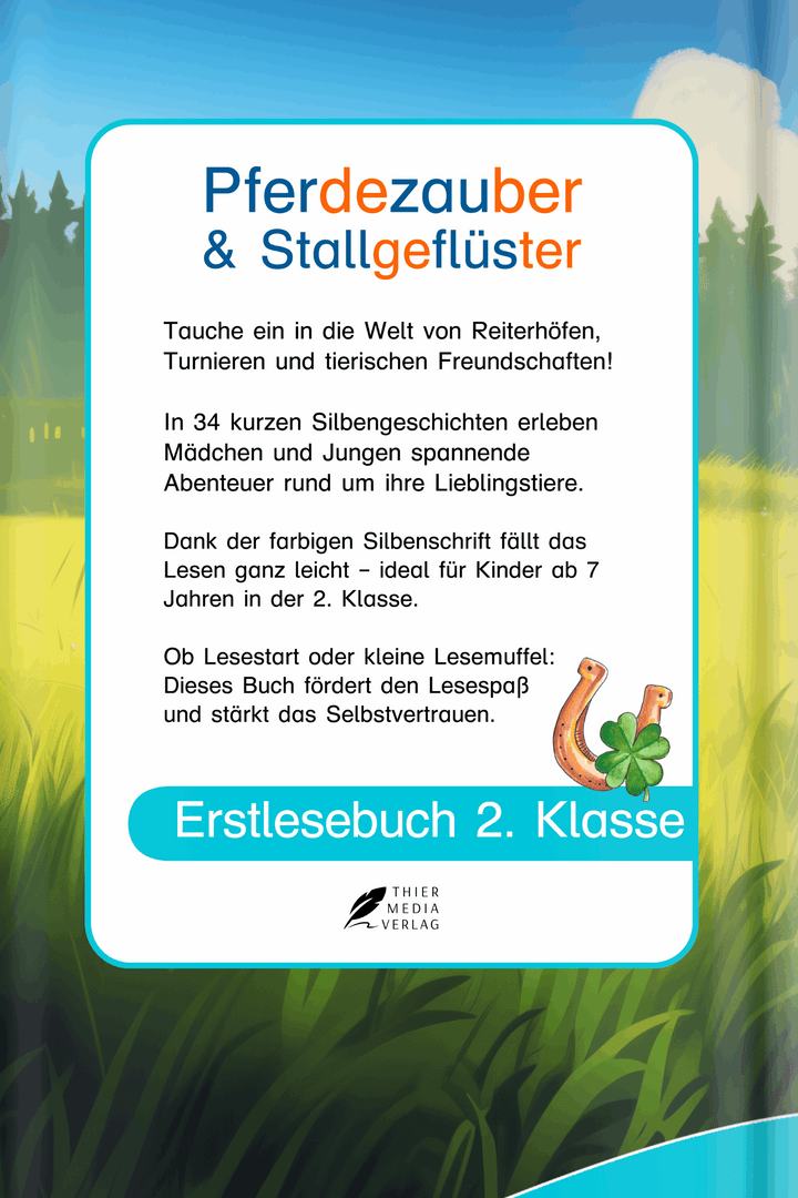 Pferdezauber und Stallgeflüster - Silbenbuch 2. Klasse